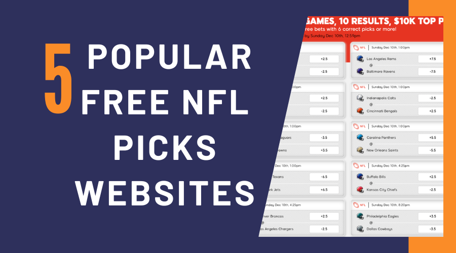 5 Top Most Popular Websites for Free NFL Picks and NFL Predictions