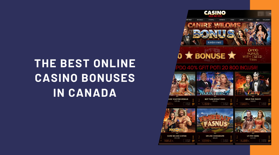 The best online casino bonuses in Canada